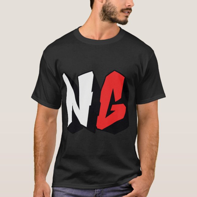 “NG Bold Graphic” Print T-Shirt – Minimal, Modern  (Devant)