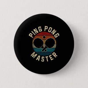 Ng Ng Master Vintage Table Tennis Player Funny Gif 2 Inch Round Button