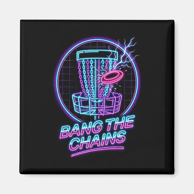 Ng The Chains Disc Golf Chain Sket Thrower  Magnet (Front)