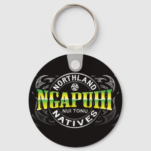 Ngapuhi Lifer Chrome Keychain
