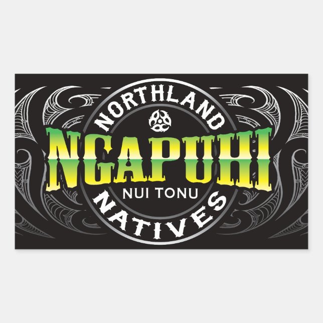 Ngapuhi Lifer Chrome Sticker (Front)