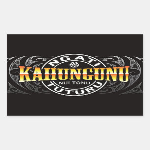 Ngati Kahungunu Lifer Moko Chrome Sticker
