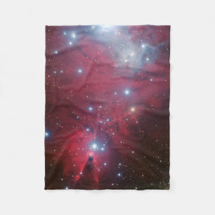 NGC 2264 and the Christmas Tree cluster Fleece Blanket