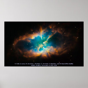 NGC 2818 / Planetary Nebula Poster