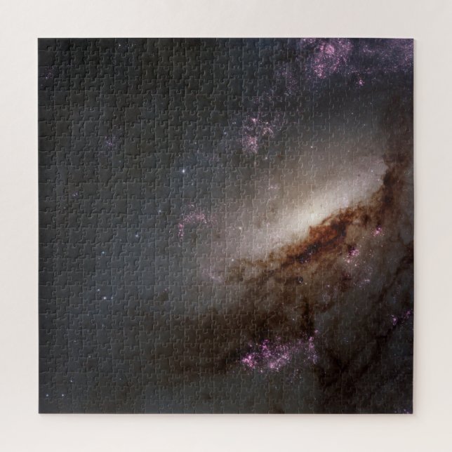 Ngc 4258 Undergoing Intense Star Formation. Jigsaw Puzzle (Vertical)