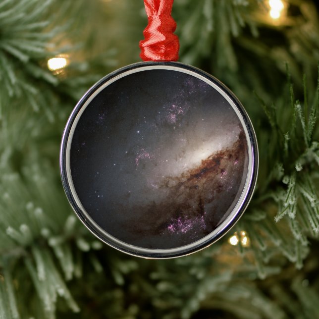 Ngc 4258 Undergoing Intense Star Formation. Metal Ornament (Tree)