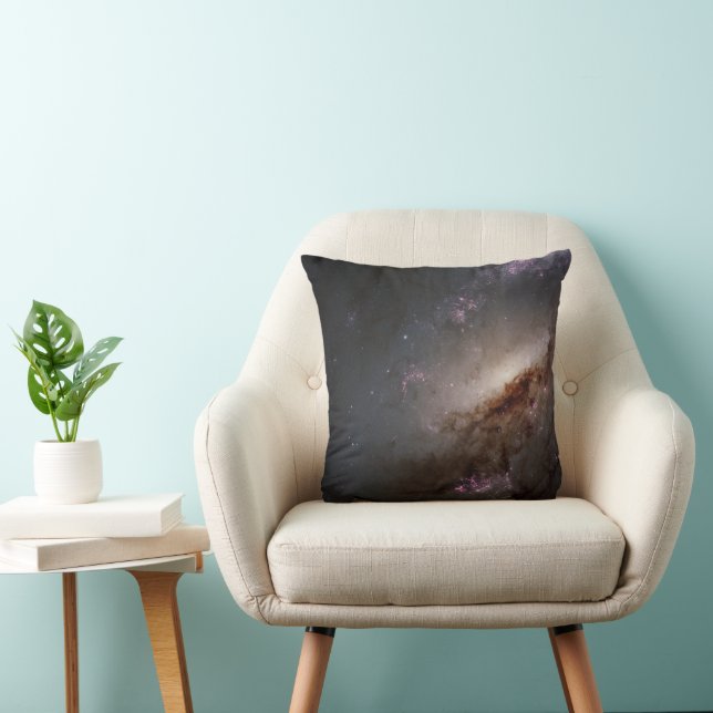 Ngc 4258 Undergoing Intense Star Formation. Throw Pillow (Chair)
