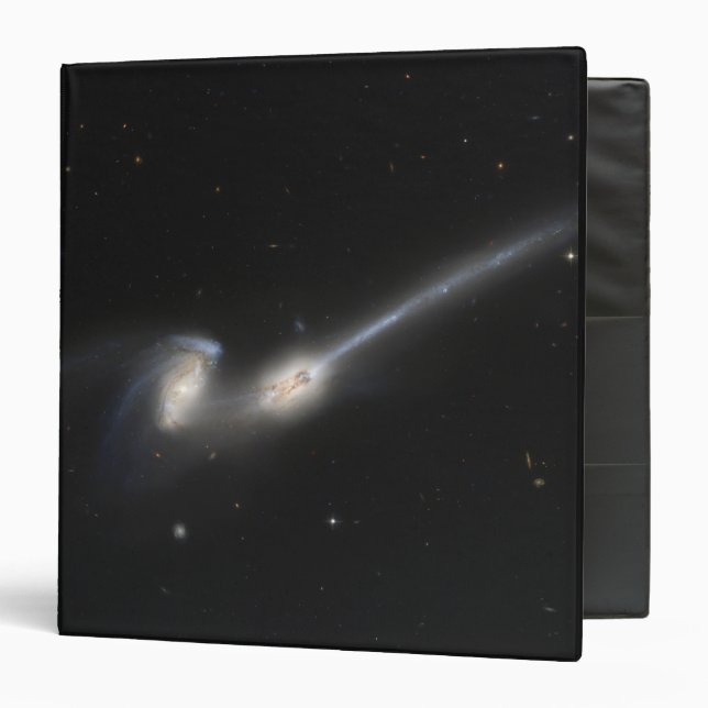 NGC 4676, also known as the Mice Galaxies Binder (Front/Inside)