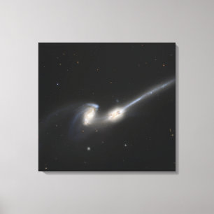 NGC 4676, also known as the Mice Galaxies Canvas Print