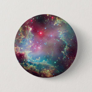 NGC 602 Star Cluster Galaxy Space Astronomy Round  2 Inch Round Button