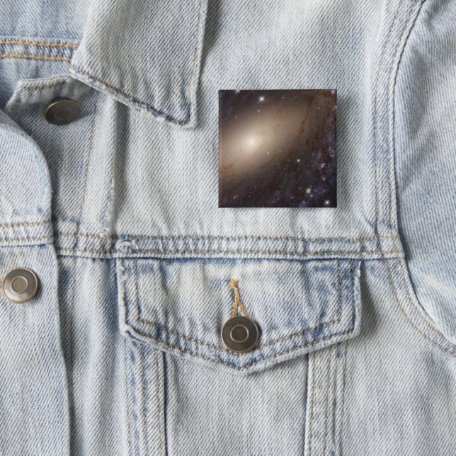 Ngc 6744, 30 Million Light Years Away. 2 Inch Square Button (In Situ)
