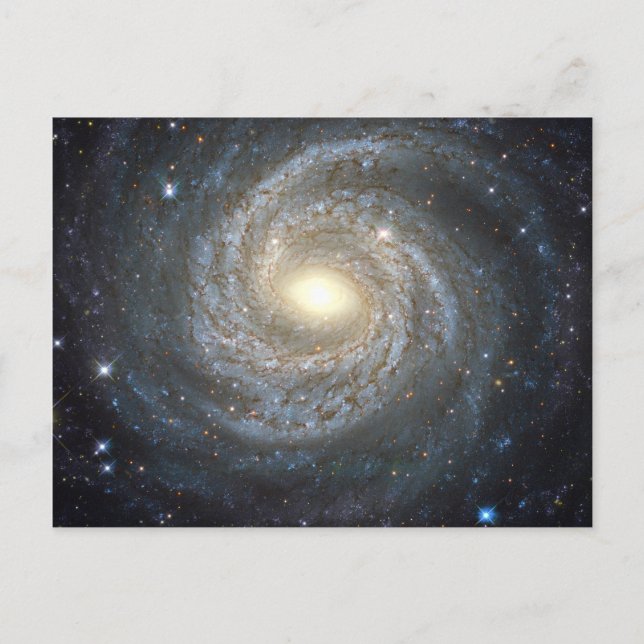 NGC 6814 Spiral Snowflake Galaxy Postcard (Front)