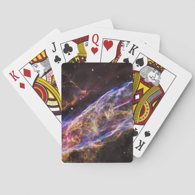 Ngc 6960, The Witch's Broom Nebula. Playing Cards (Back)