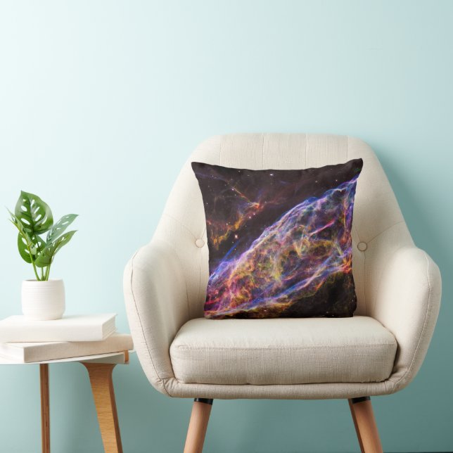 Ngc 6960, The Witch's Broom Nebula. Throw Pillow (Chair)