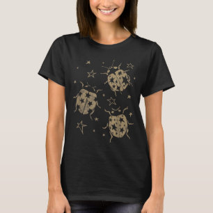 Nge 2000s Ladybug Alt 90s Vintage Star Dots N Y2k T-Shirt