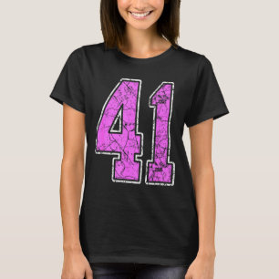 Nge Nk And Nk Number 41 Jersey Player Uniform #41 T-Shirt
