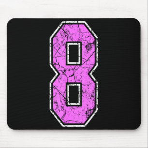 Nge Nk And Nk Number 8 Jersey Player Uniform #8  Mouse Pad
