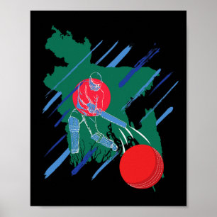 Ngladesh Cricket Fan Or Player Poster