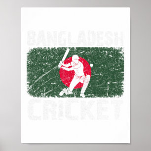 Ngladesh Flag Fans Player Coach Ngladesh Cricket Poster