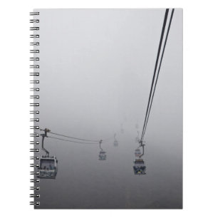 Ngong Ping Cable Car in thick fog Notebook