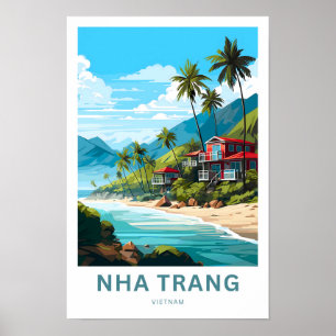 Nha Trang Vietnam Travel Poster