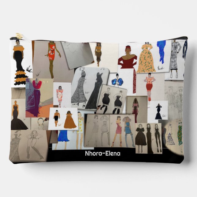 Nhora-Elena Designs Accessory Pouch (Front)