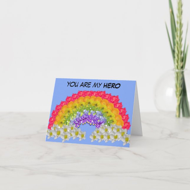 🌈NHS heroes 🌈 Thank You Card (Front)