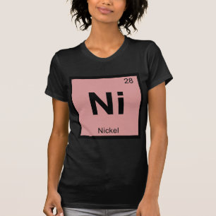 Ni - Nickel Chemistry Periodic Table Symbol T-Shirt