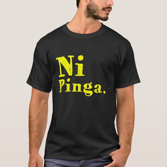 Ni pinga Cuban vintage retro T-Shirt (Front)