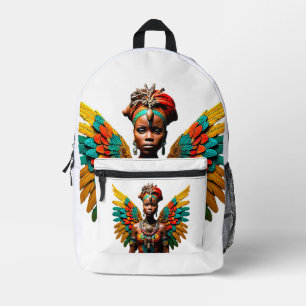 Nia Safiri African Tribal Fairy Printed Backpack