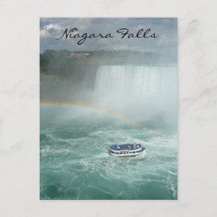 niagara boat bow postcard