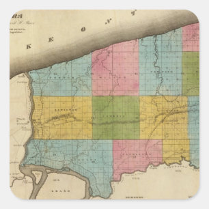 Niagara County Square Sticker