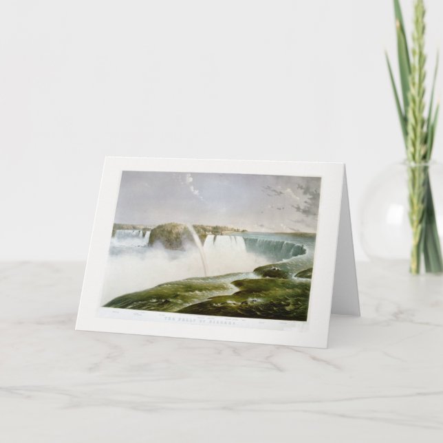 .'Niagara falls' 1868 Card (Front)