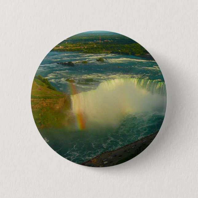 niagara falls 2 inch round button (Front)