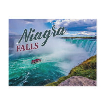 Niagara Falls 90's Style Postcard