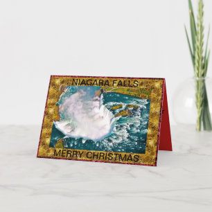 Niagara Falls air shot Christmas Card