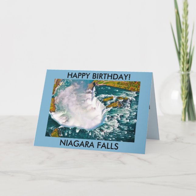 NIAGARA FALLS BIRTHDAY CARD (Front)
