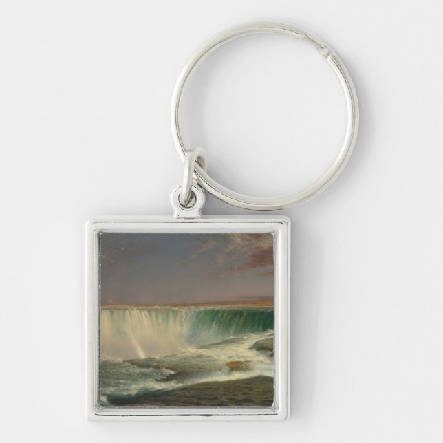 Niagara Falls by Frederic Edwin Church Keychain (Front)