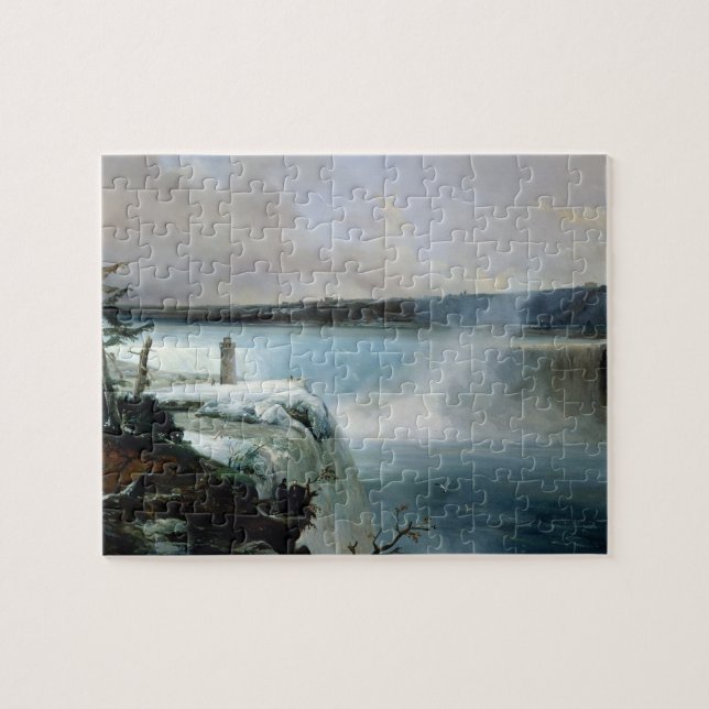 Niagara Falls, c.1837-40 (oil on canvas) Jigsaw Puzzle (Horizontal)