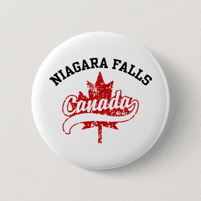 Niagara Falls Canada 2 Inch Round Button (Front)