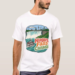 Niagara Falls Canada Cute Skyline T-Shirt