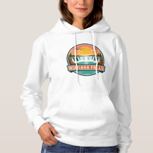 niagara falls canada retro design hoodie