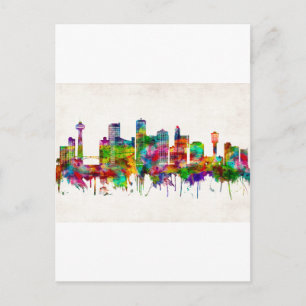 Niagara Falls Canada Skyline Invitation Postcard