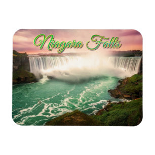 Niagara Falls, Canada sunset stylized Magnet