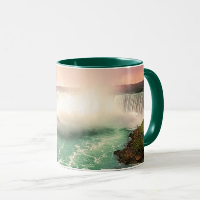 Niagara Falls, Canada sunset stylized Mug (Front Right)