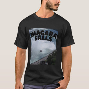 Niagara Falls Canada USA funny Typography Travelle T-Shirt