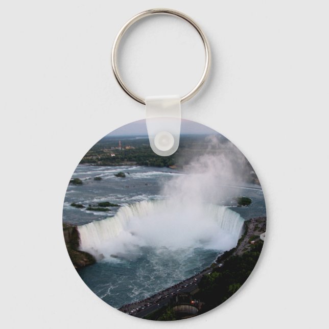 Niagara Falls: Canadian Horseshoe Falls (Aerial) Keychain (Front)