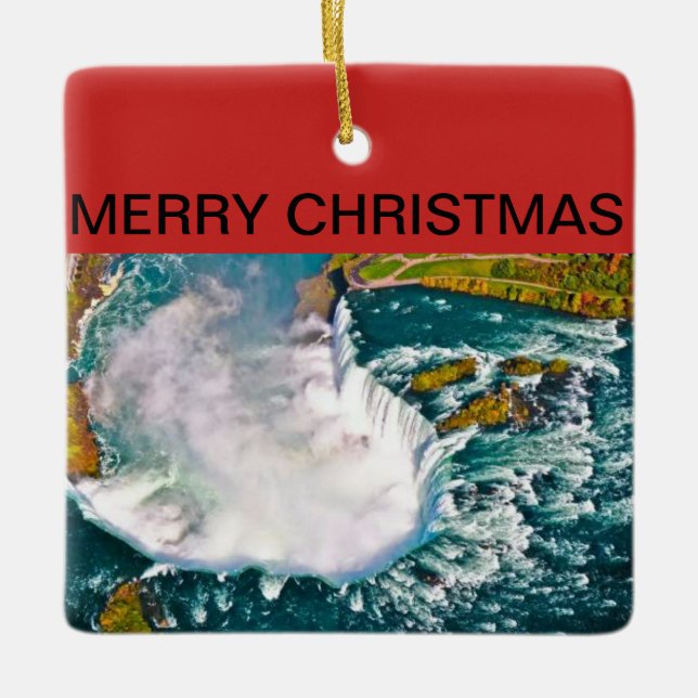 Niagara Falls Christmas Ornament (Front)