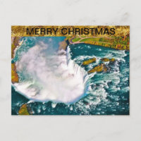 Niagara Falls Christmas Postcard
