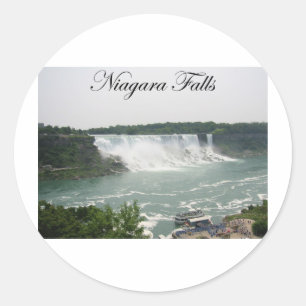 Niagara Falls Classic Round Sticker
